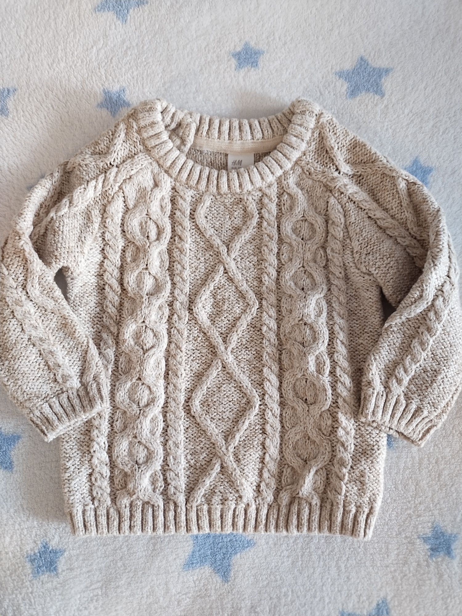 Sweter niemowlęcy r.80 h&m