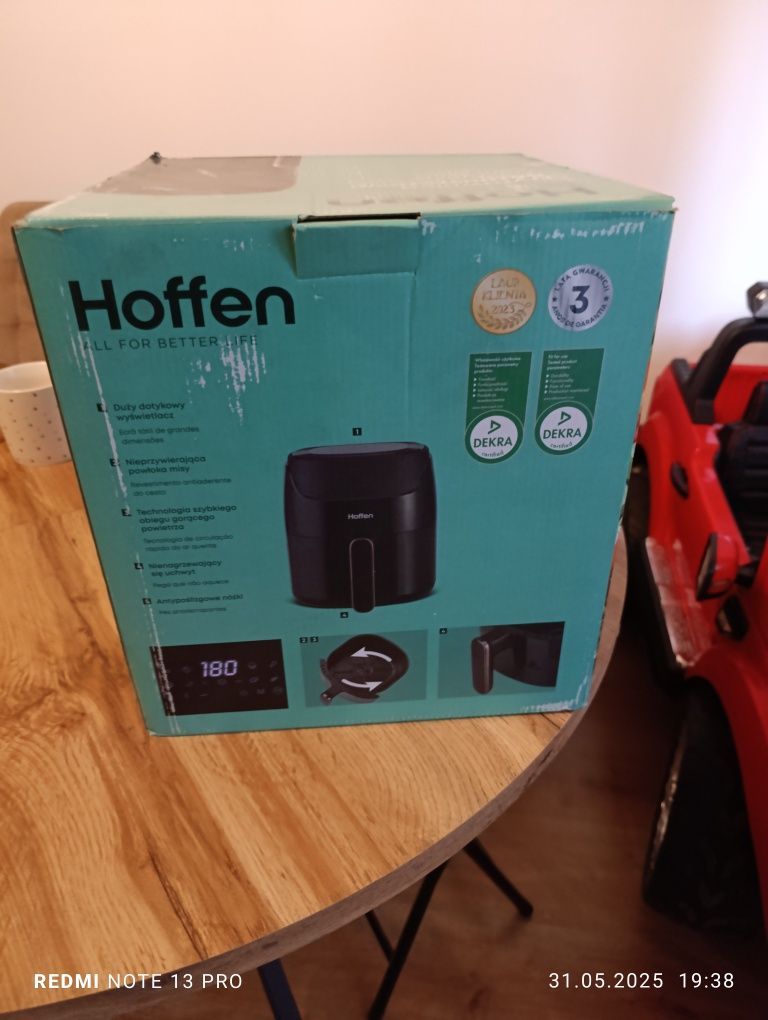 Frytkownica beztłuszczowa Hoffen 3.8l