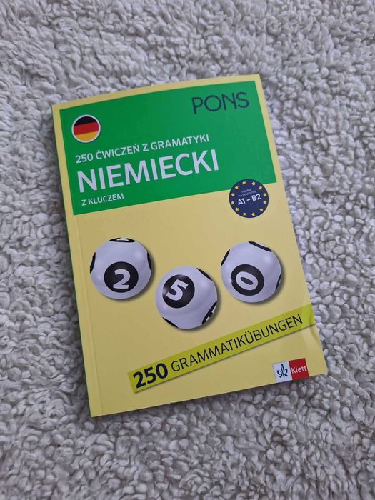 250 ćwiczeń z gramatyki niemieckiej z kluczem na A1-B2 PONS- nowy