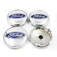 T522 - 4 Centros De Jante Emblema Ford 60mm Entrega 24h