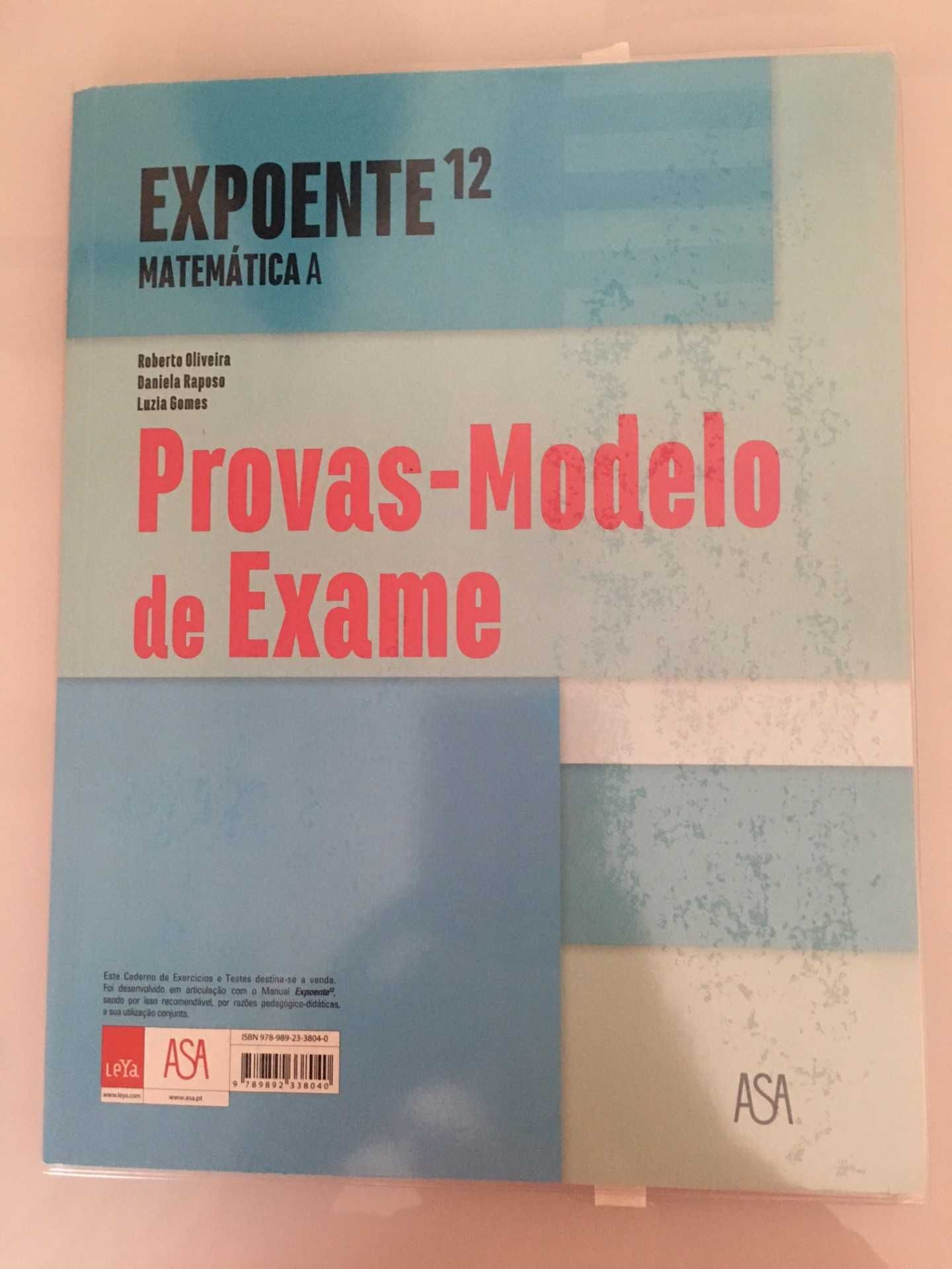 Caderno Escolare de Exercícios e Testes/ Modelo de Exame- 12° Ano