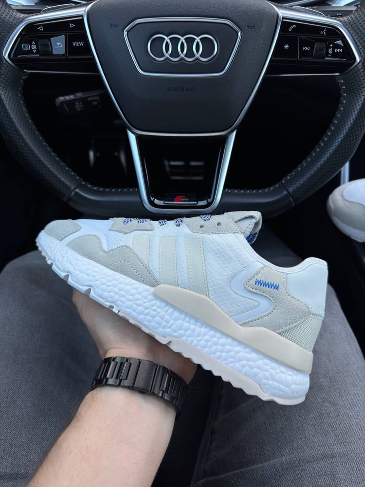 Мужские кроссовки адидас Adidas Nite Jogger White 41,42,43,44,45