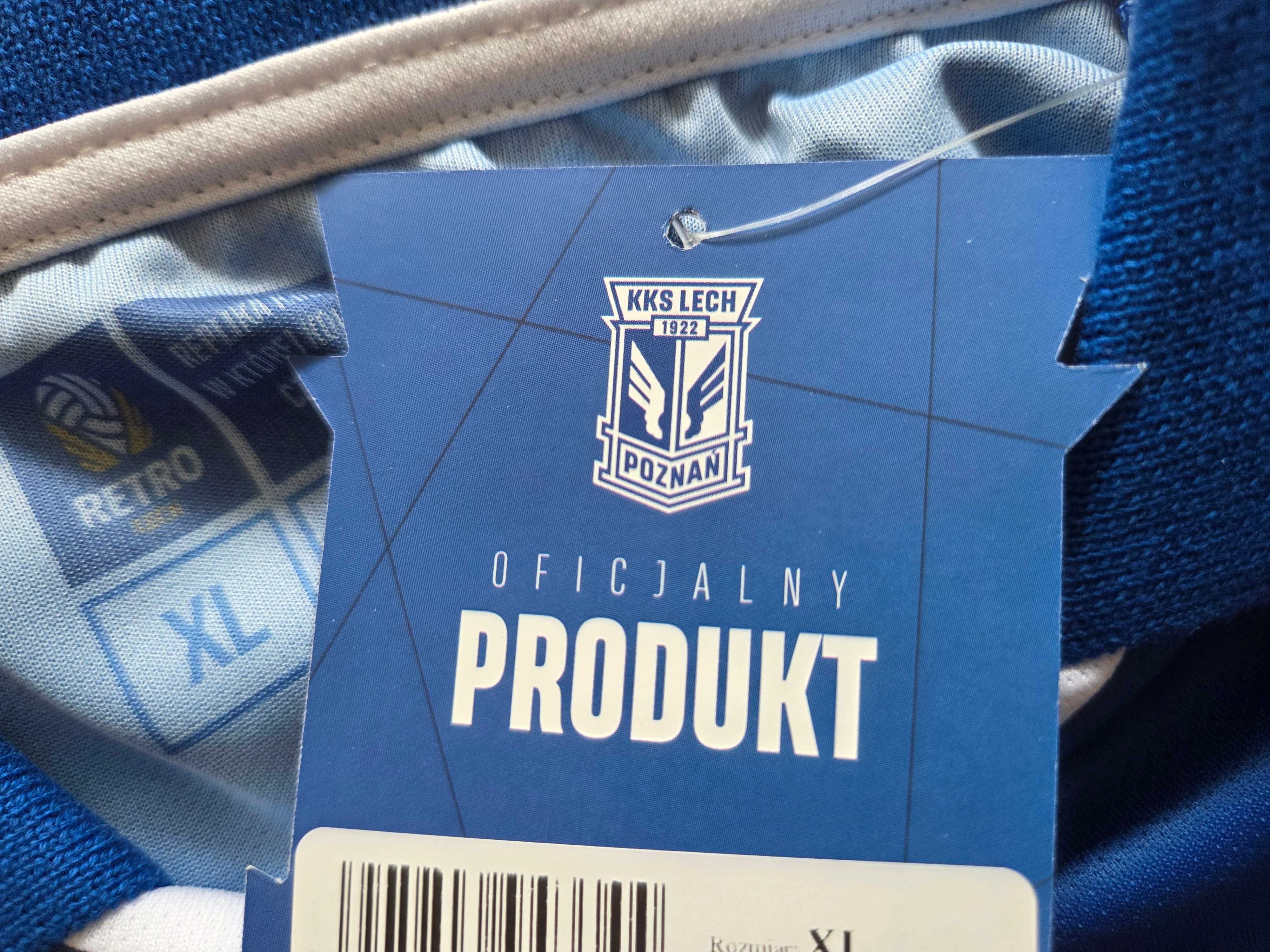 Koszulka LECH Poznań XL - retro / produkt oficjalny / nowa
