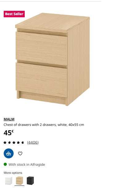 MALM Small IKEA SHELF nearly new