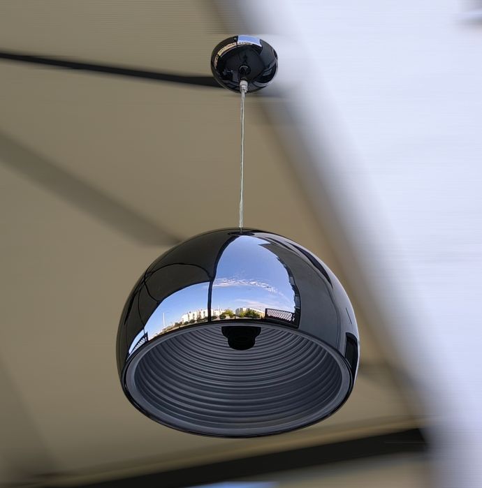 Lampa wisząca grafit metalik średnica 35cm