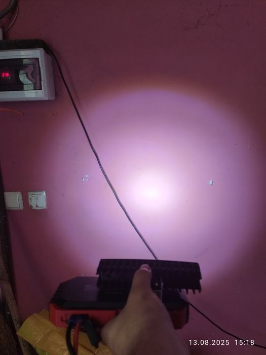 Мото Фара 18w, кріплення мото фари