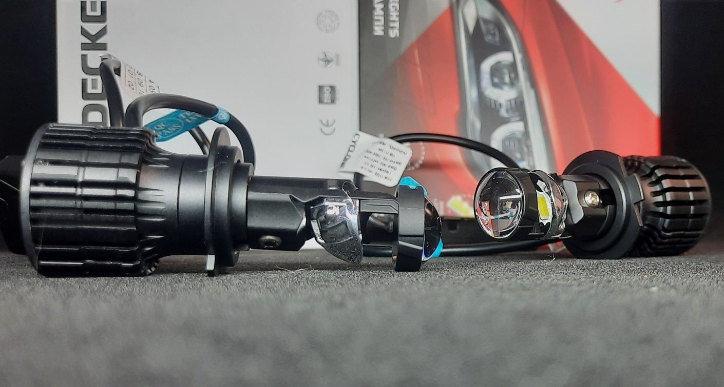Міні лінза Decker GL-01 LED H7/H11/ H4/55Вт /6000K/9-32В	/Встановлення