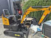 Mini giratoria 1.2t diesel nova + acessórios