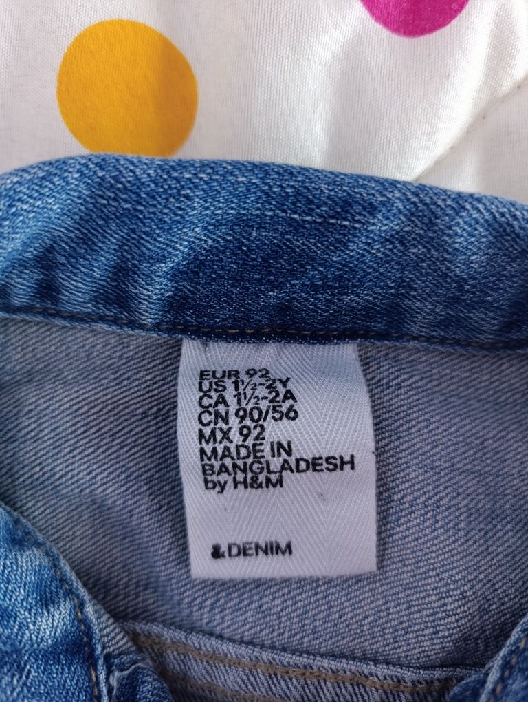 Kurtka jeansowa r. 92