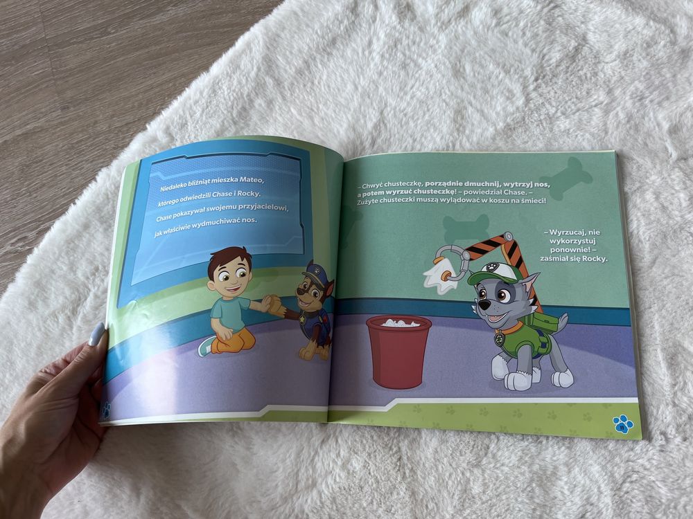 Paw Patrol Psi misja „czyste ręce” książka