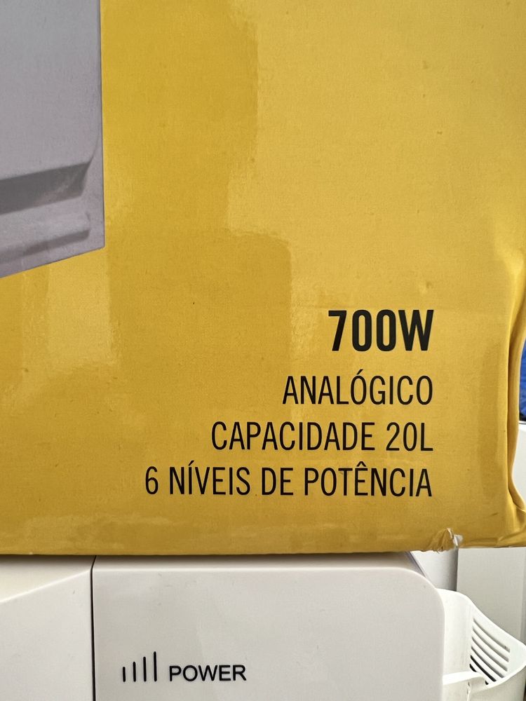 Microondas como novo na caixa