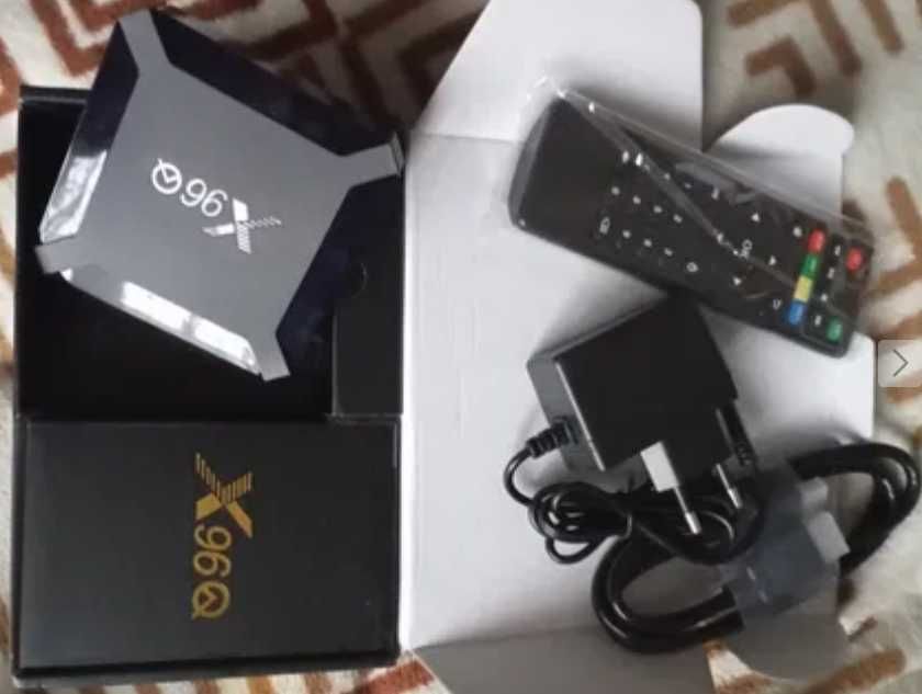 смарт  приставка тв для телевизора  X96Q 2GB/16GB Android 10.0 тюнера