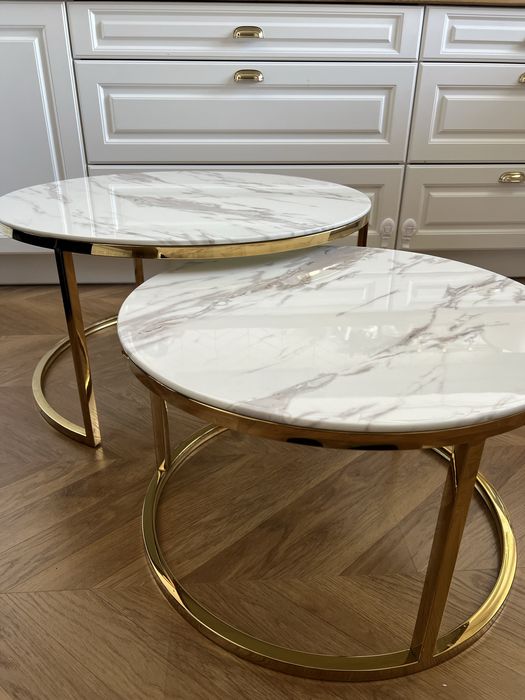 Zestaw 2 stolikow Glamour