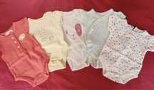 5 bodies menina 1-3 meses