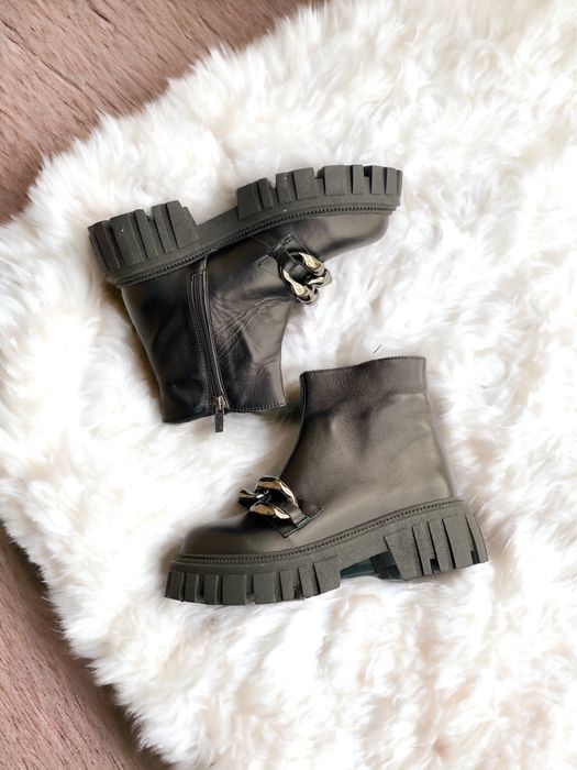 Ботинки зимние женские натуральная кожа