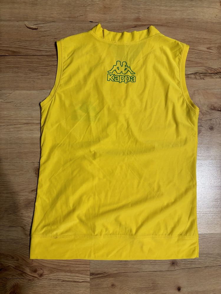 Żółta koszulka sportowa Kappa