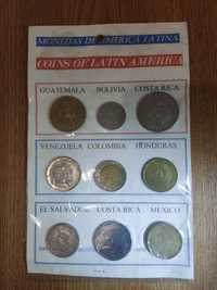 Набор монет Латинской Америки