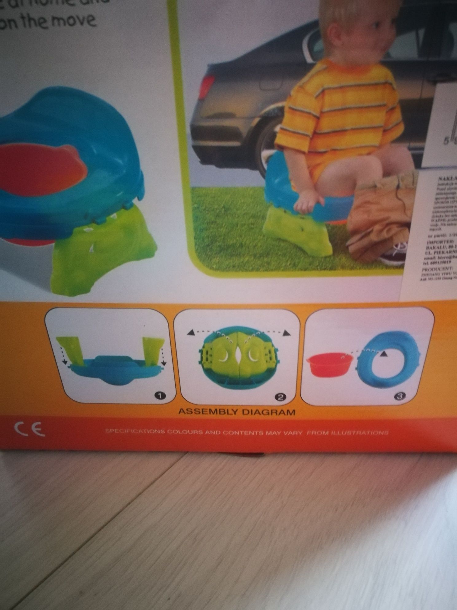 Nocnik turystyczny dla dziecka