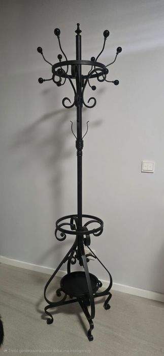 Wieszak stojący metalowy almi-decor