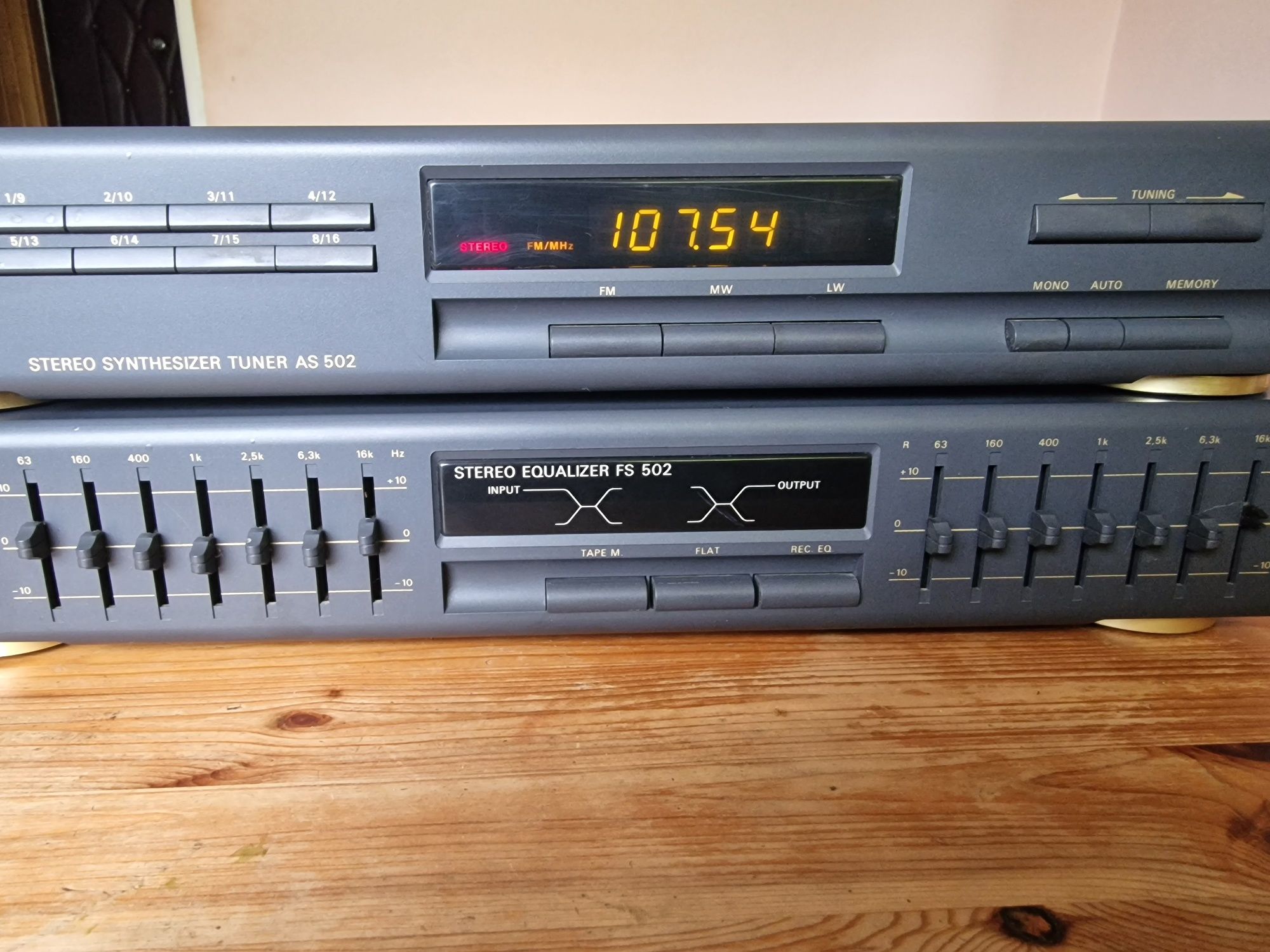 Tuner AS 502 Unitra Diora korektor FS 502 Tanio