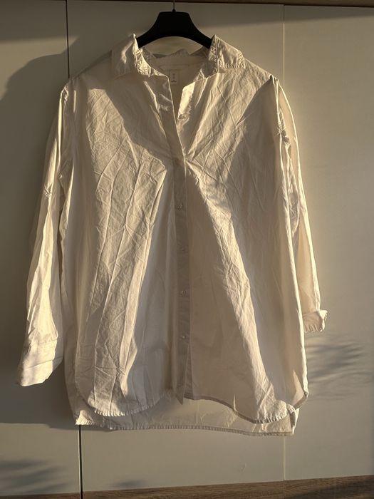 Biała koszula oversize H&M