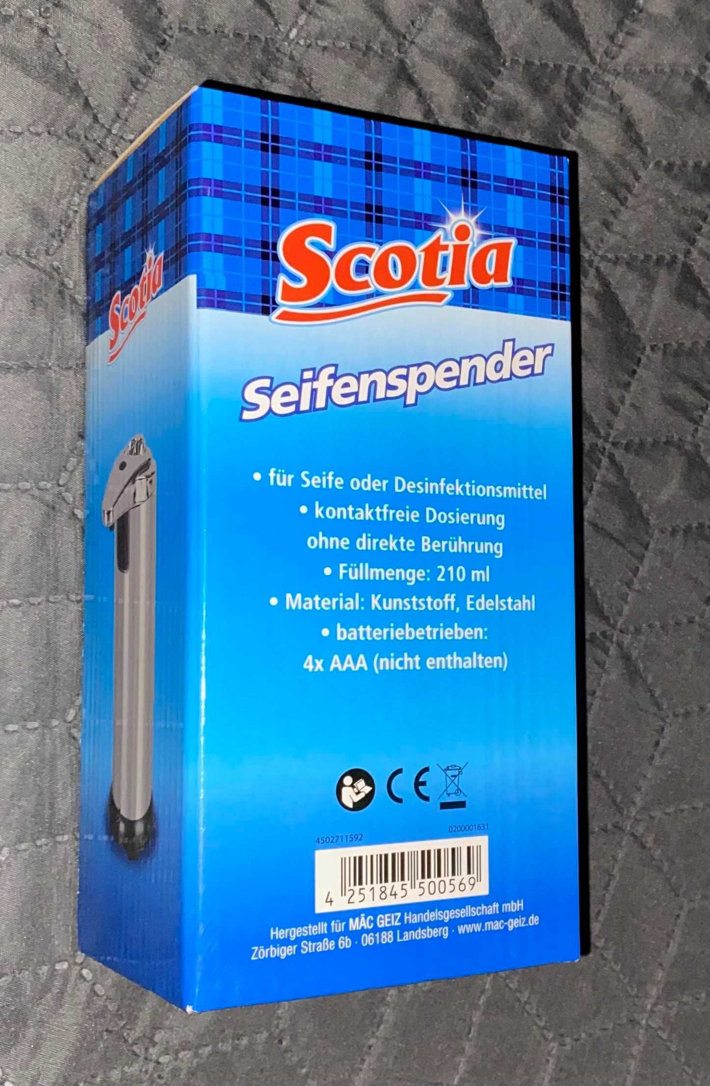 Dozownik mydła Scotia z czujnikiem 210ml