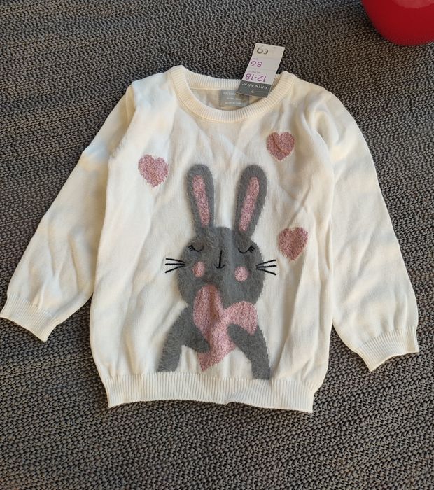 Sweterek dla dziewczynki 1,5-2 lata