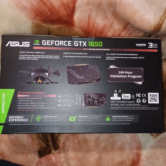 ASUS TUF Gaming GeForce GTX 1650 4GB GDDR6