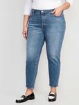 Old Navy стрейчеві прямі джинси з високою талією для жінок plus size