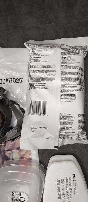 Маска распіратор 6200 оригінал з фільтрами 6001