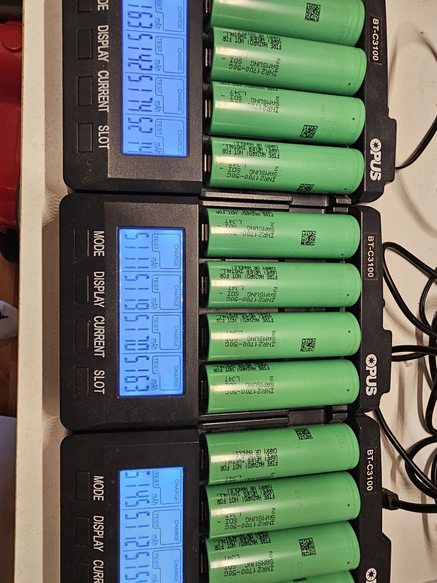 Аккумулятор INR21700 Samsung 50G 5000mAh 9.7A