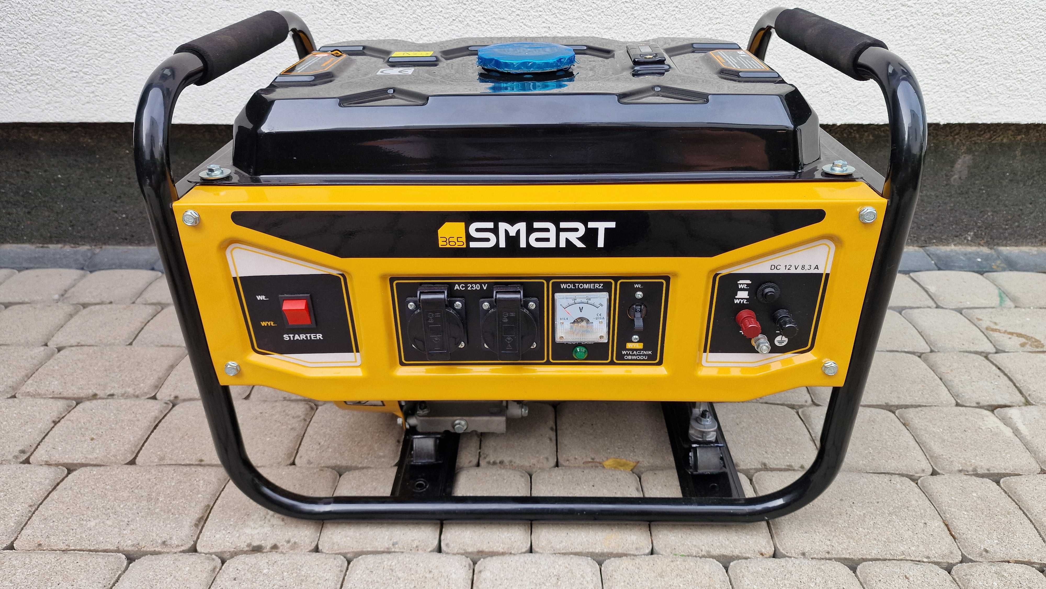 Agregat prądotwórczy jednofazowy Smart SM-01-3600 MIEDŹ AVR 230V 2800W