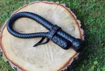 Nahajka bat skóra naturalna 76 cm