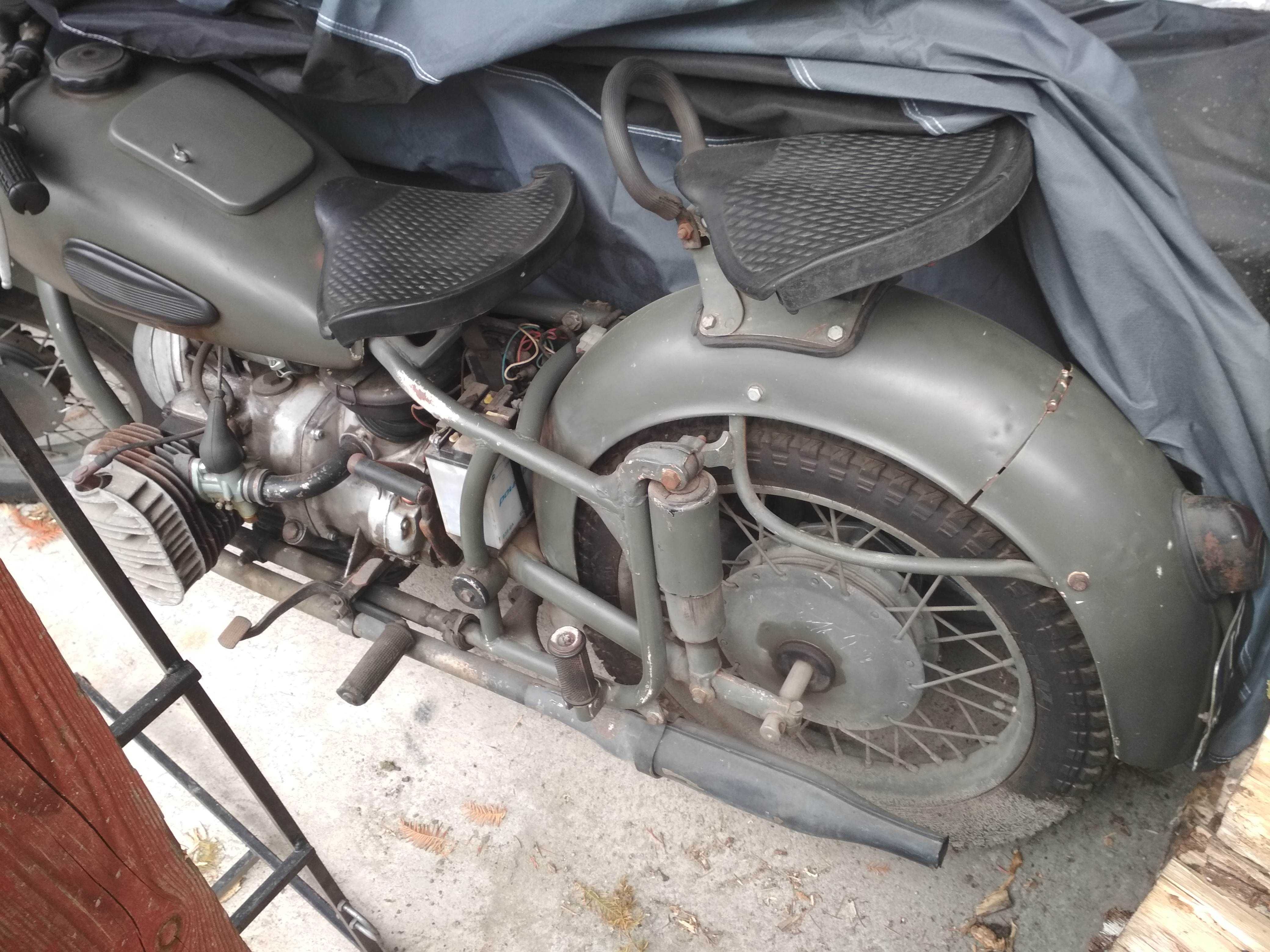 KMZ K750 motocykl z koszem zarejestrowany m 72 dniepr ural bmw r 71