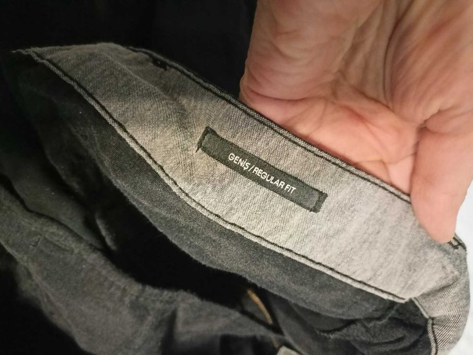 czarne spodnie męskie 30 32