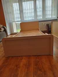 Łóżko pojedyncze z szufladą na pościel