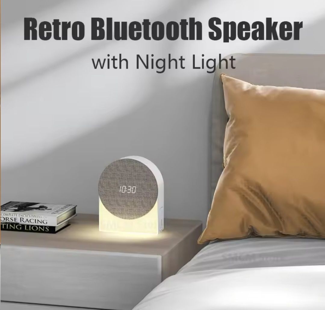 Lampka głośnik biały szum spokojne melodyjki Bluetooth