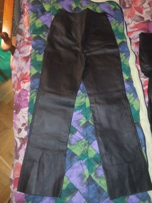 Штани з натуральної шкіри нові, жіночі розмір L