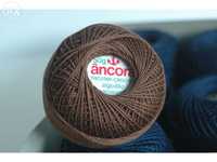 Linha de Crochet e Tricotar, Âncora nº6, Várias cores