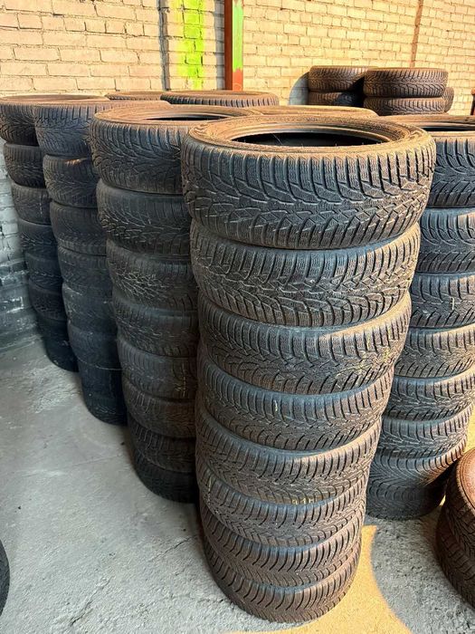 Używane opony zimowe 205/55R16 – sprawdzane ciśnieniowo, z gwarancją