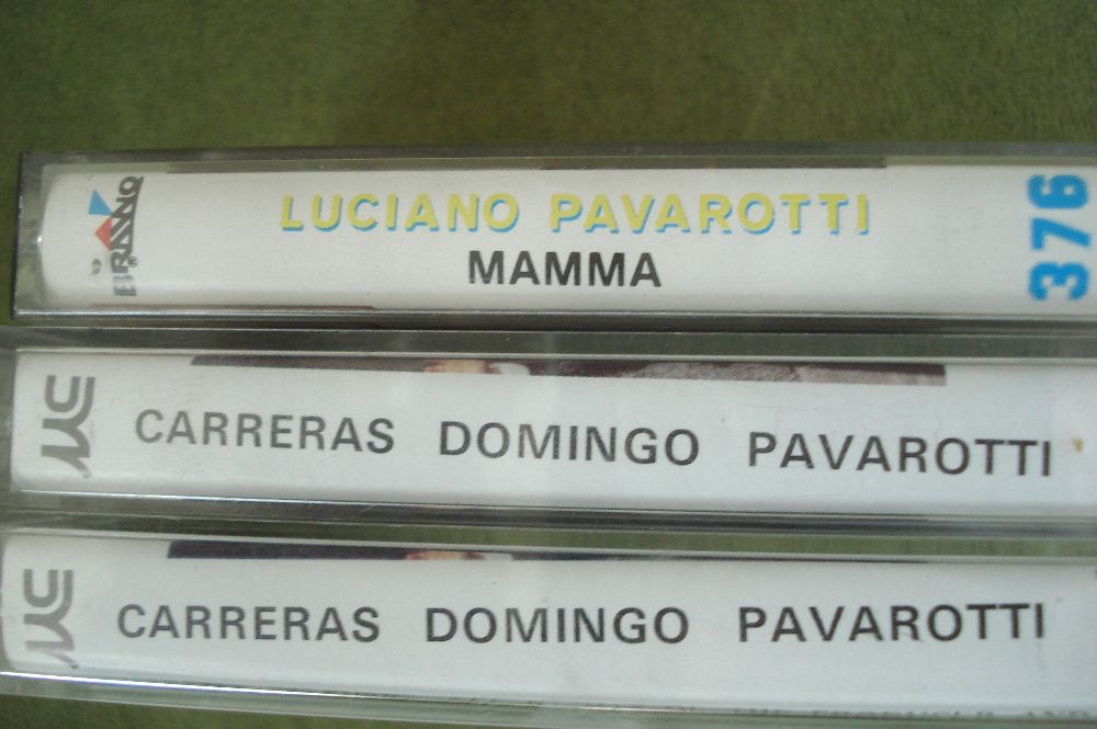 Zestaw kasety Magnetofonowych 3 szt. Koncert 3 Tenorów, L. Pavarotti