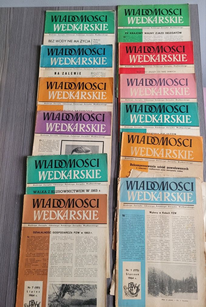 4059. "Wiadomości wędkarskie" 1-12/1964