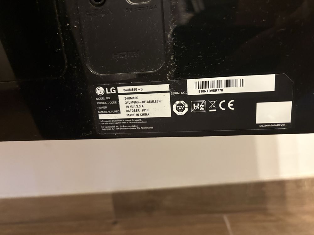 Monitor LG 34um69G-B ultrawide