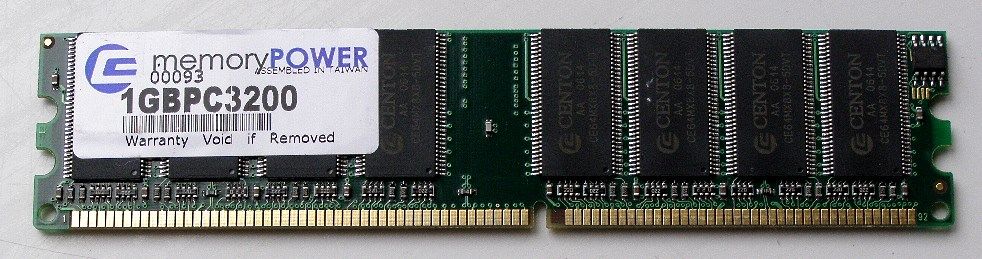 память 1 Гб DDR-400 PC-3200