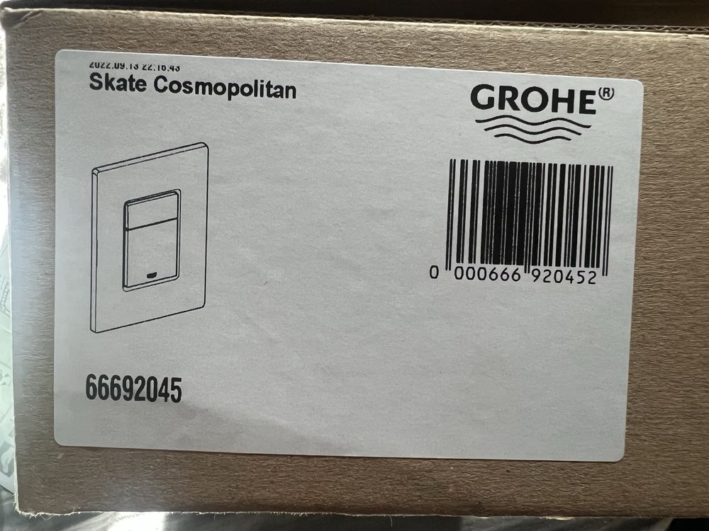 przycisk splukujacy grohe srebrny skate cosmopolitan