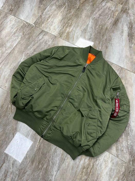 Дутий бомбер Alpha Industries MA-1 оверсайз куртка альфа XXL ma-2 n2b