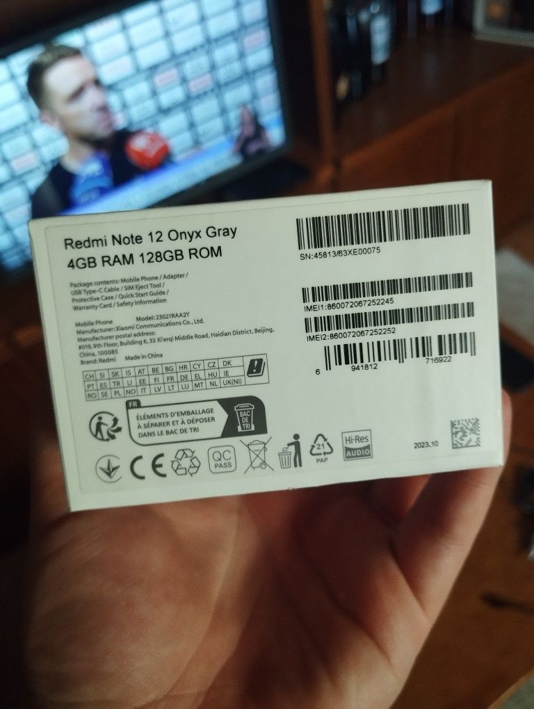 Xiaomi Redmi note 12