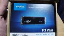 Crucial P3 Plus 500GB  PCIe Gen4x4 3D NAND NVMe M.2 SSD
