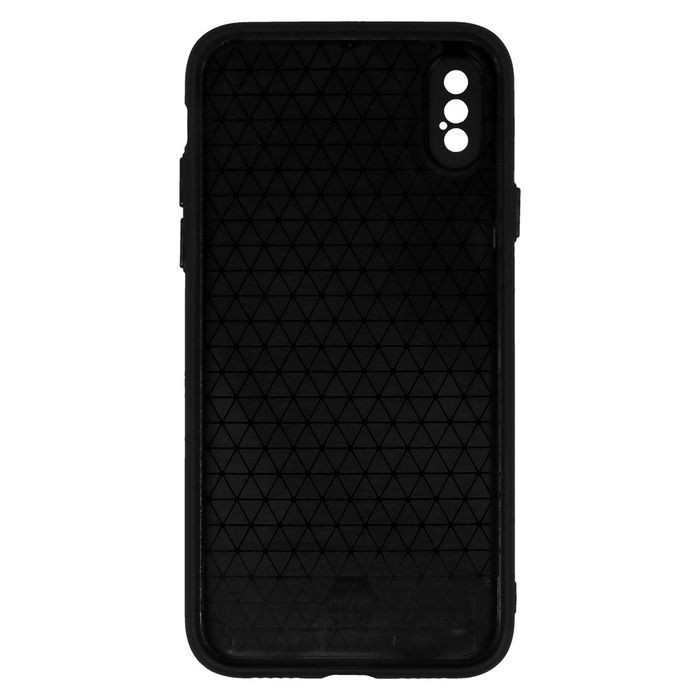 Leather 3D Case Do Iphone X/Xs Wzór 3 Czarny