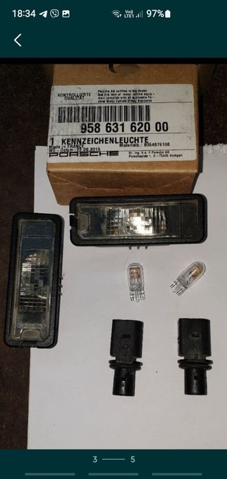 Подсветка номера для Porsche,Audi,Volkswagen.